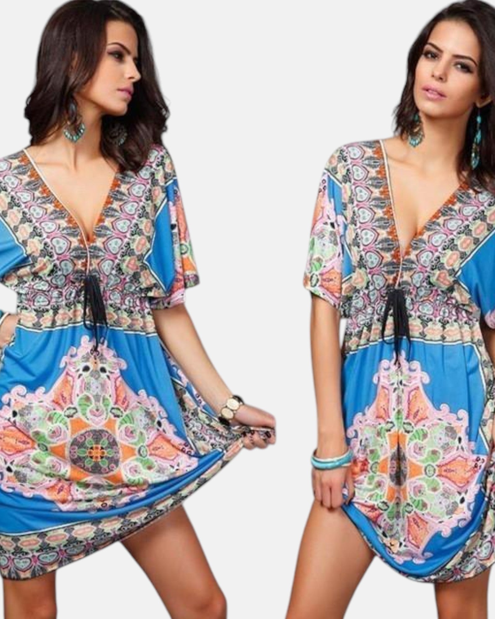 Monroe – Effortless Boho Midi Dress - Dresses - Boho Style