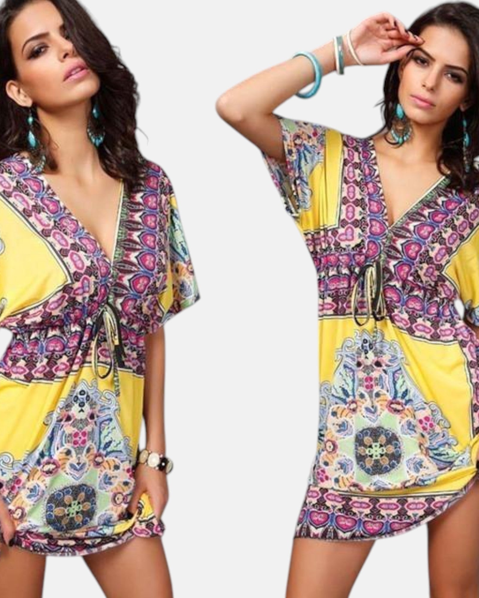 Monroe – Effortless Boho Midi Dress - Dresses - Boho Style