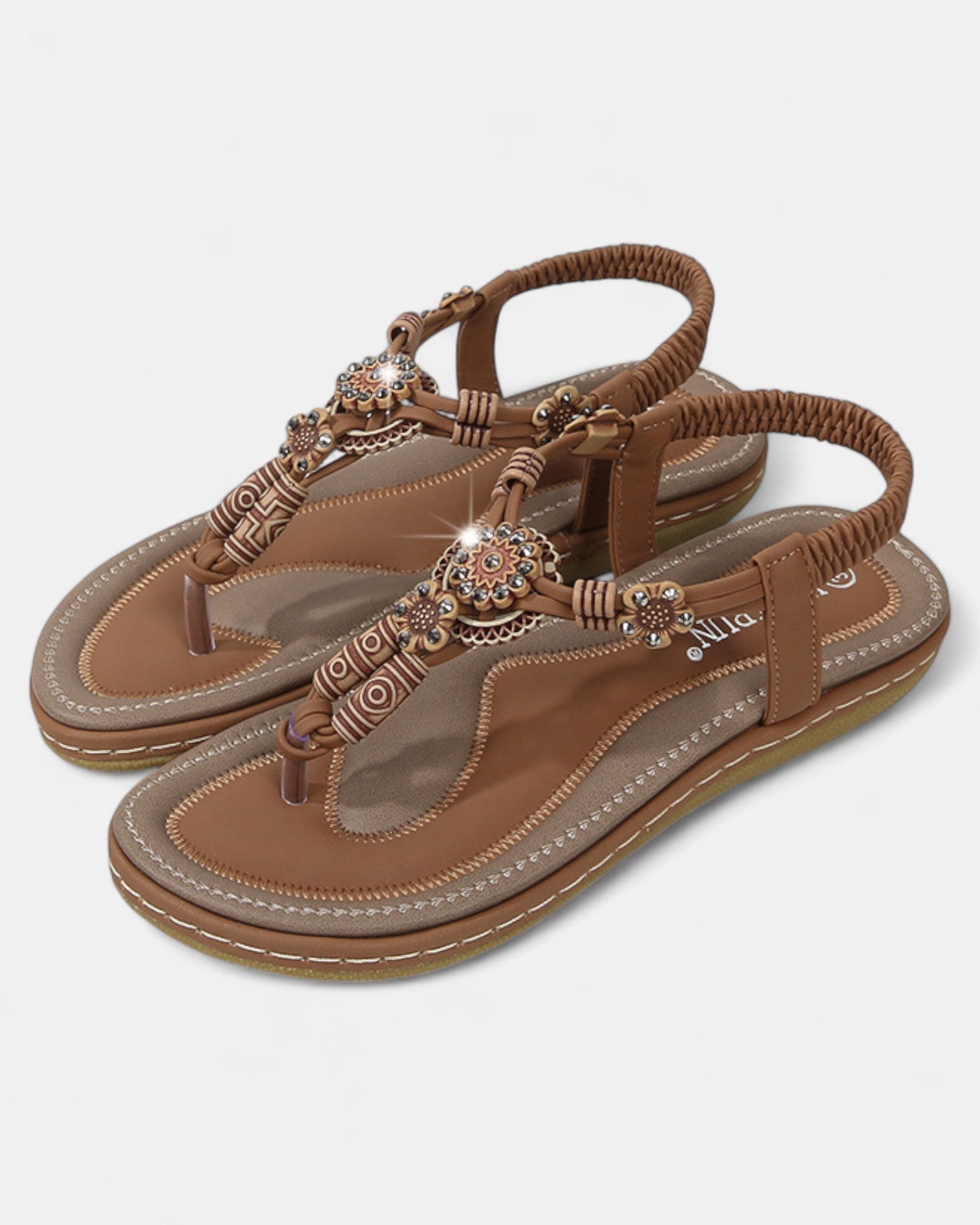 Olivia – Stylish Bohemian Woven Sandals - Sandals - Boho Style