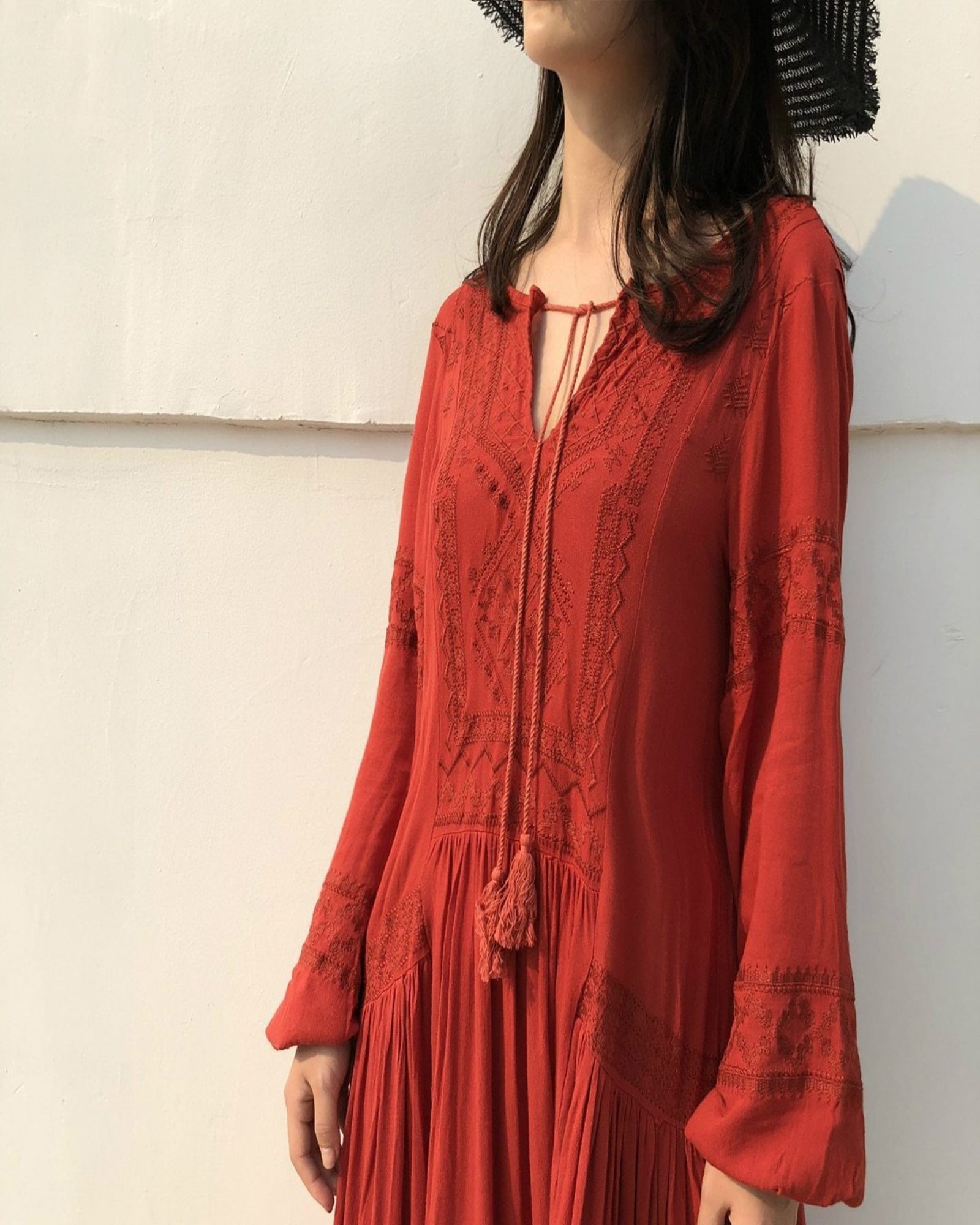 Ophelia – Flowing Bohemian Maxi Dress - Dress - Boho Style