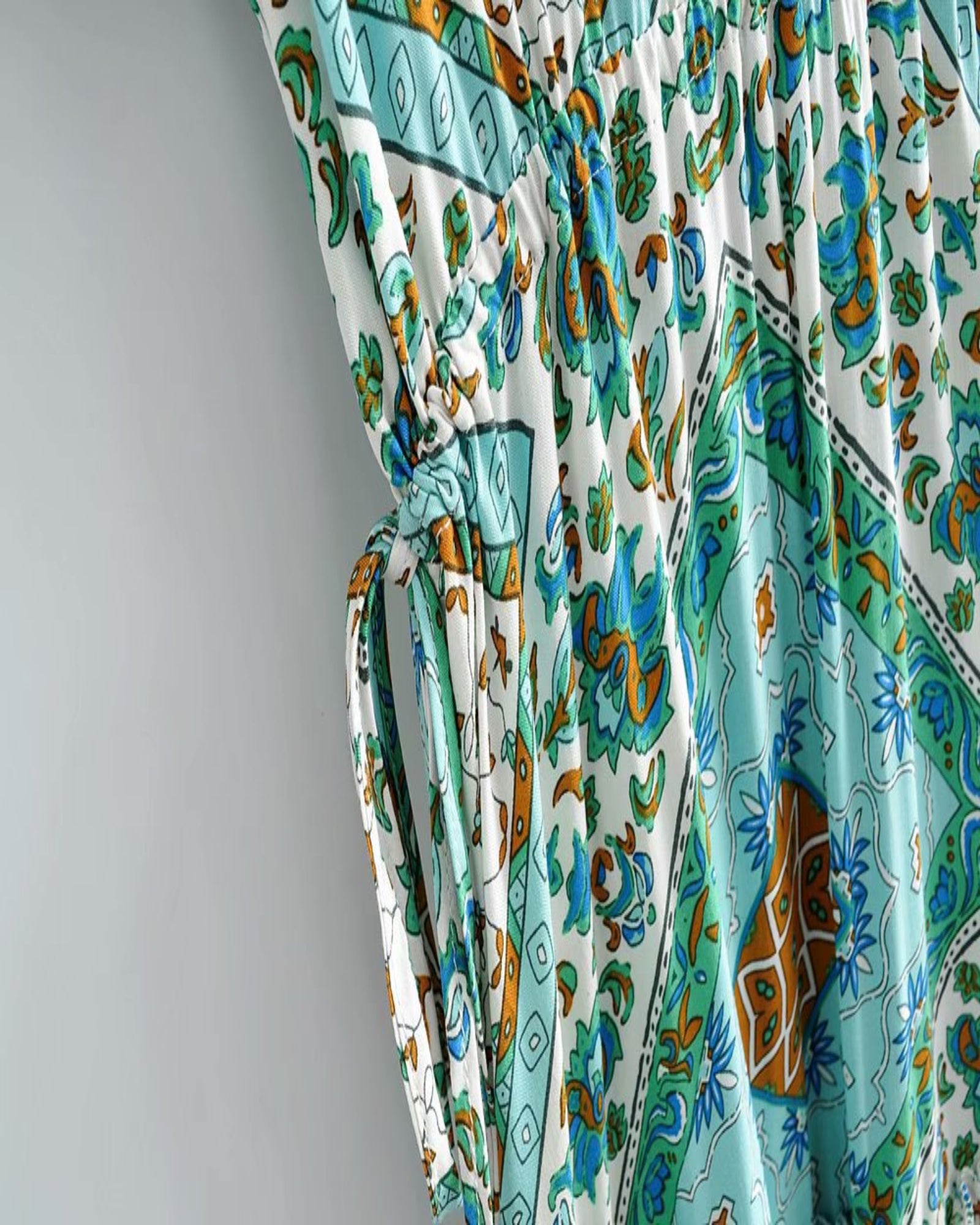 Paloma – Boho Floral Cotton Maxi Dress - Dress - Boho Style