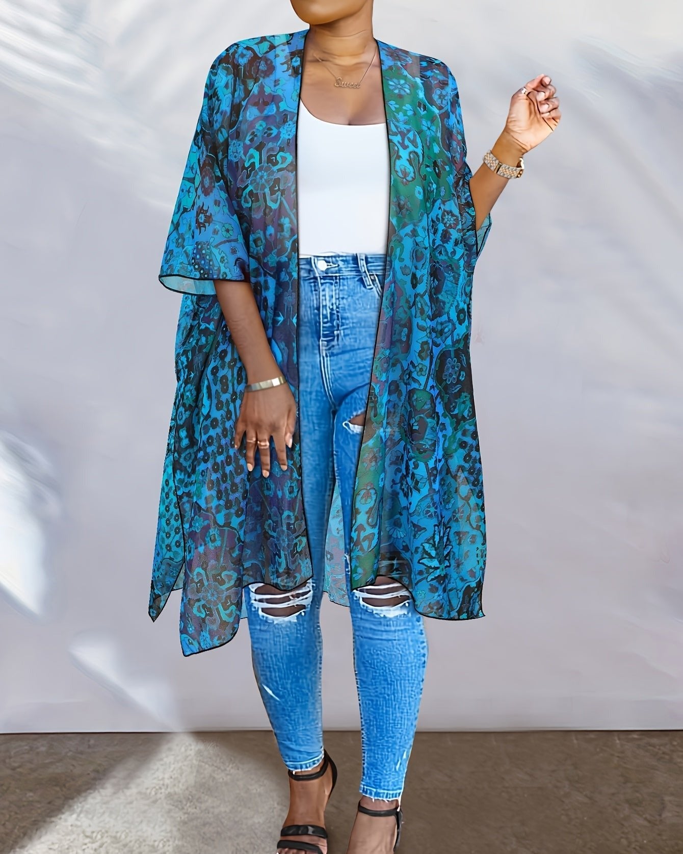 Poppy – Effortless Floral Boho Cardigan - Cardigan - Boho Style