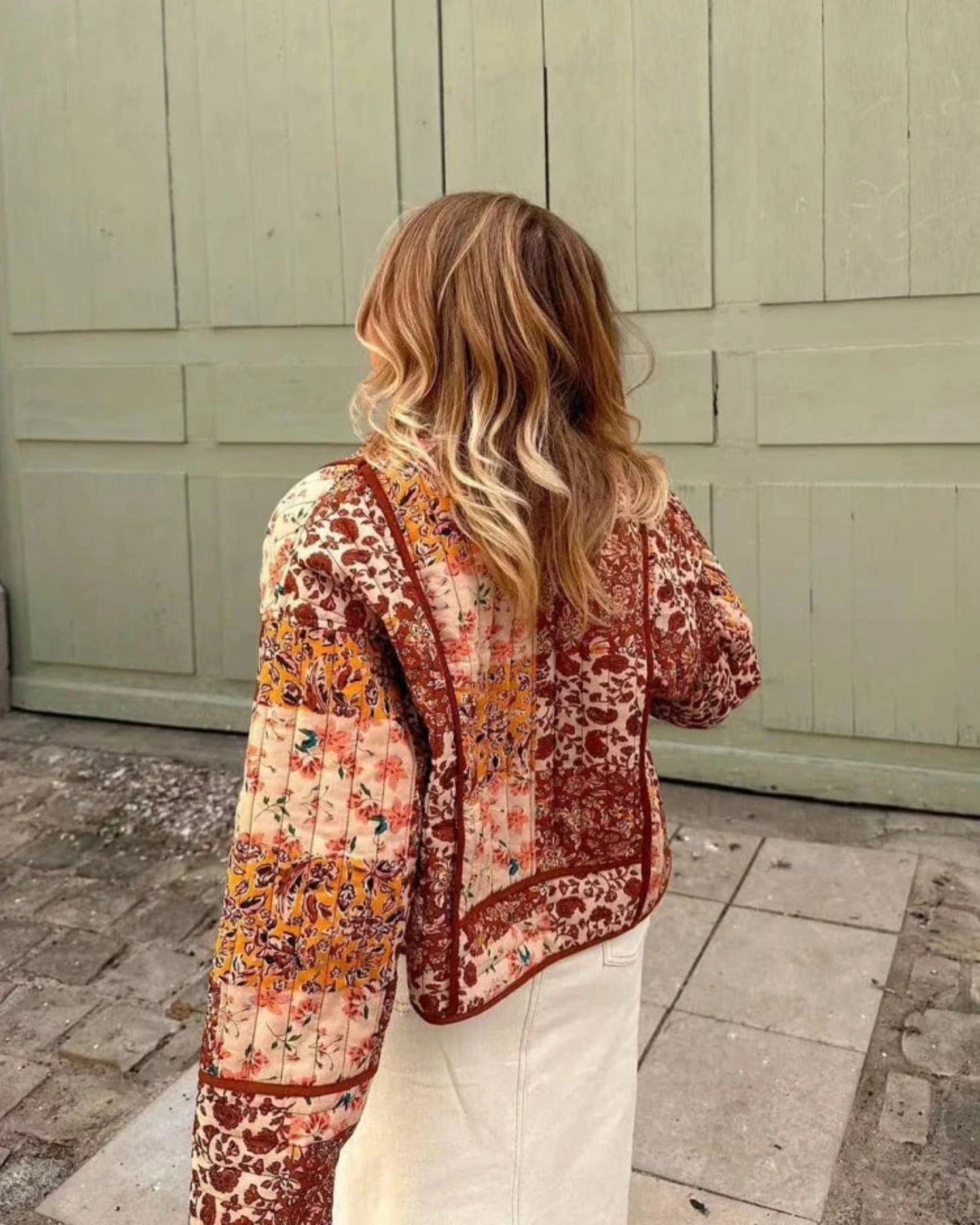 Solara – Luxurious Oversized Boho Quilted Jacket - Jacket - Boho Style
