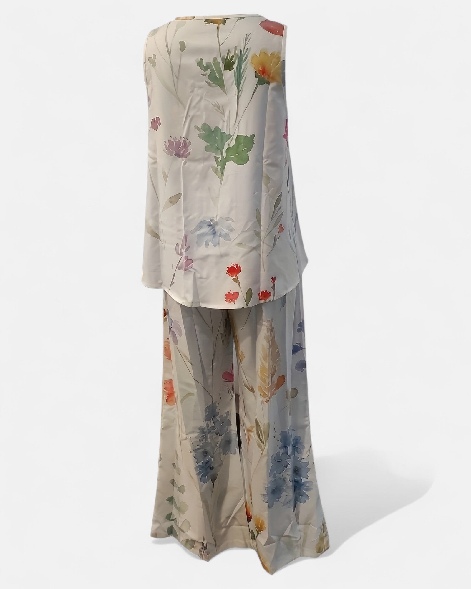 Sylva – Boho Print Relaxed Fit Two - Piece Set - Outfit Sets - Boho Style