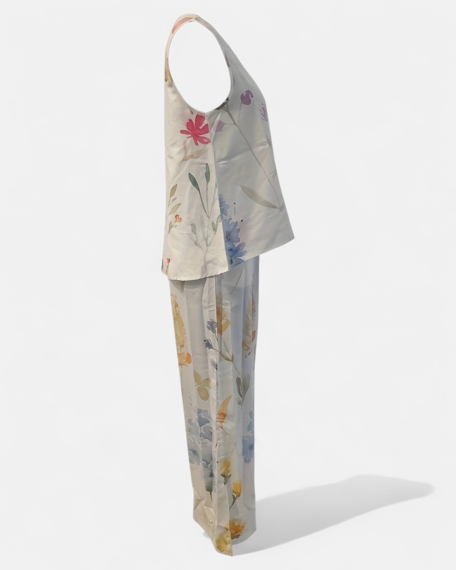 Sylva – Boho Print Relaxed Fit Two - Piece Set - Outfit Sets - Boho Style