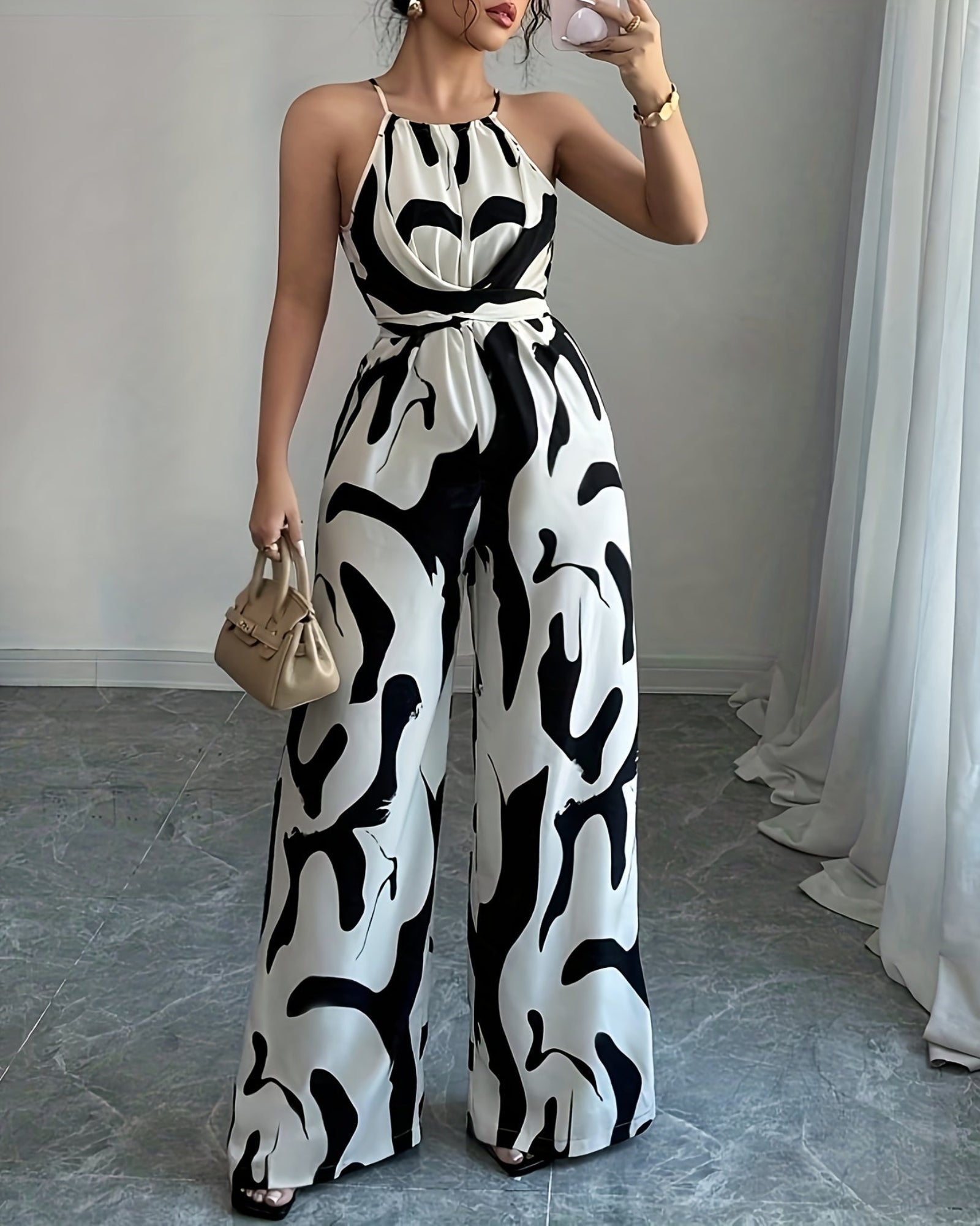 Sylva – Relaxed Cotton Boho Jumpsuit - Jumpsuit - Boho Style