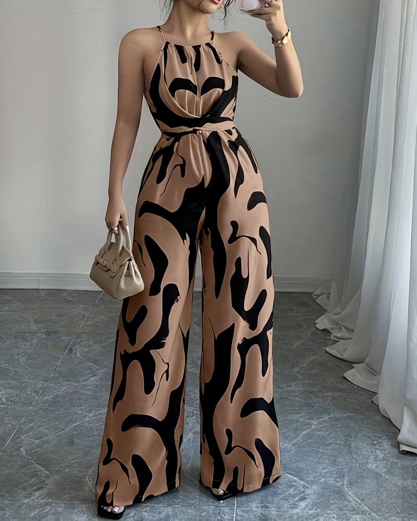 Sylva – Relaxed Cotton Boho Jumpsuit - Jumpsuit - Boho Style