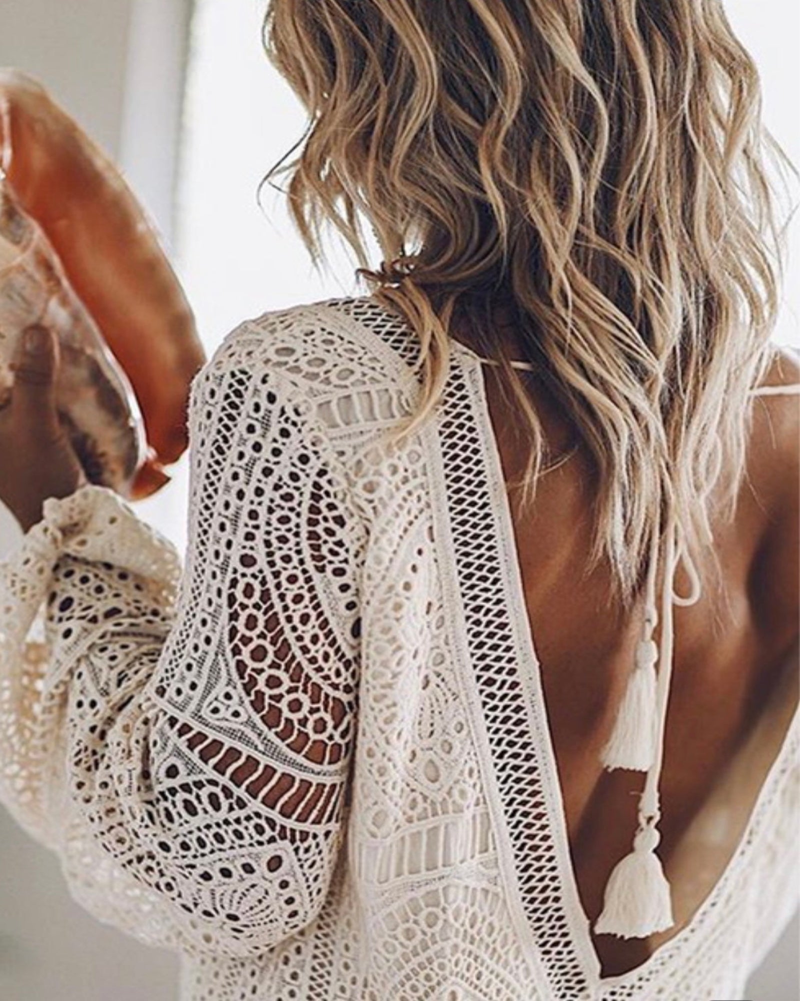 Vienna – Boho Lace Mini Dress - Dress - Boho Style