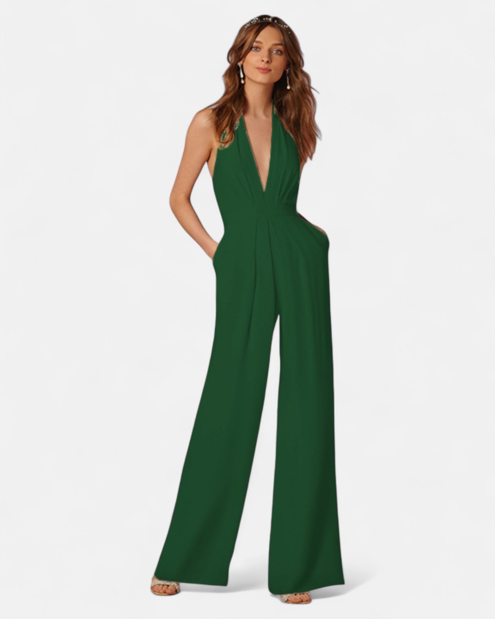 Yvette – Boho Wide Leg Cotton Jumpsuit - Jumpsuit - Boho Style