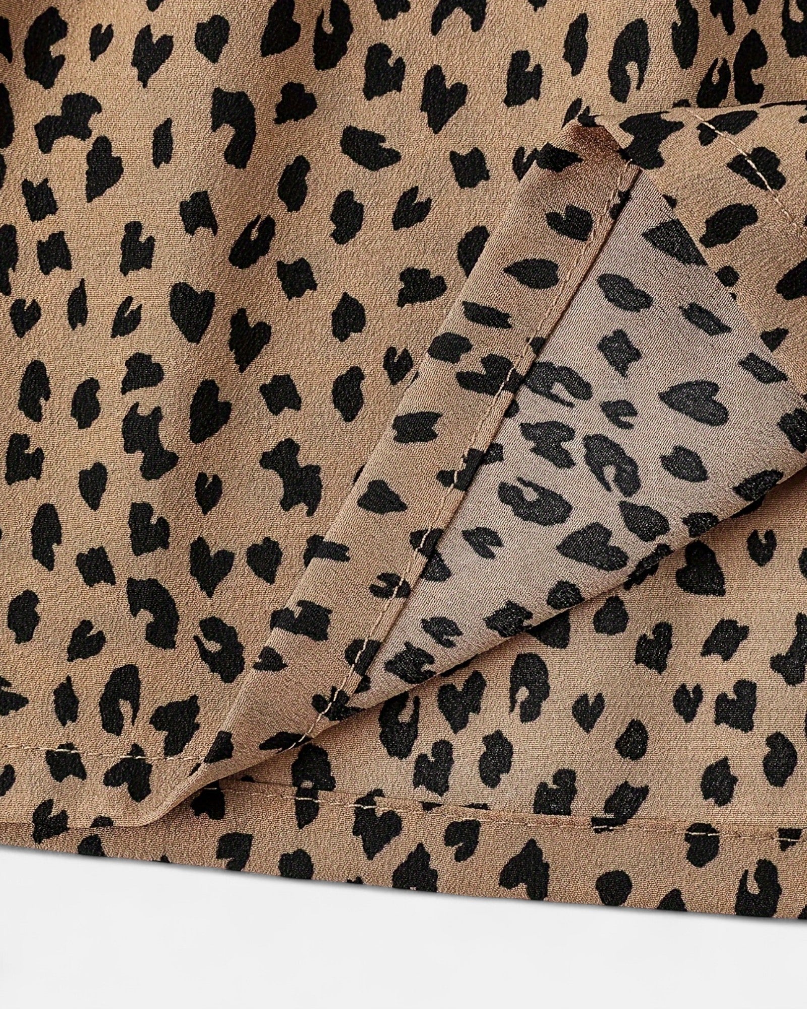 Zara – Boho High - Waisted Leopard Print Wide - Leg Shorts - Short - Boho Style