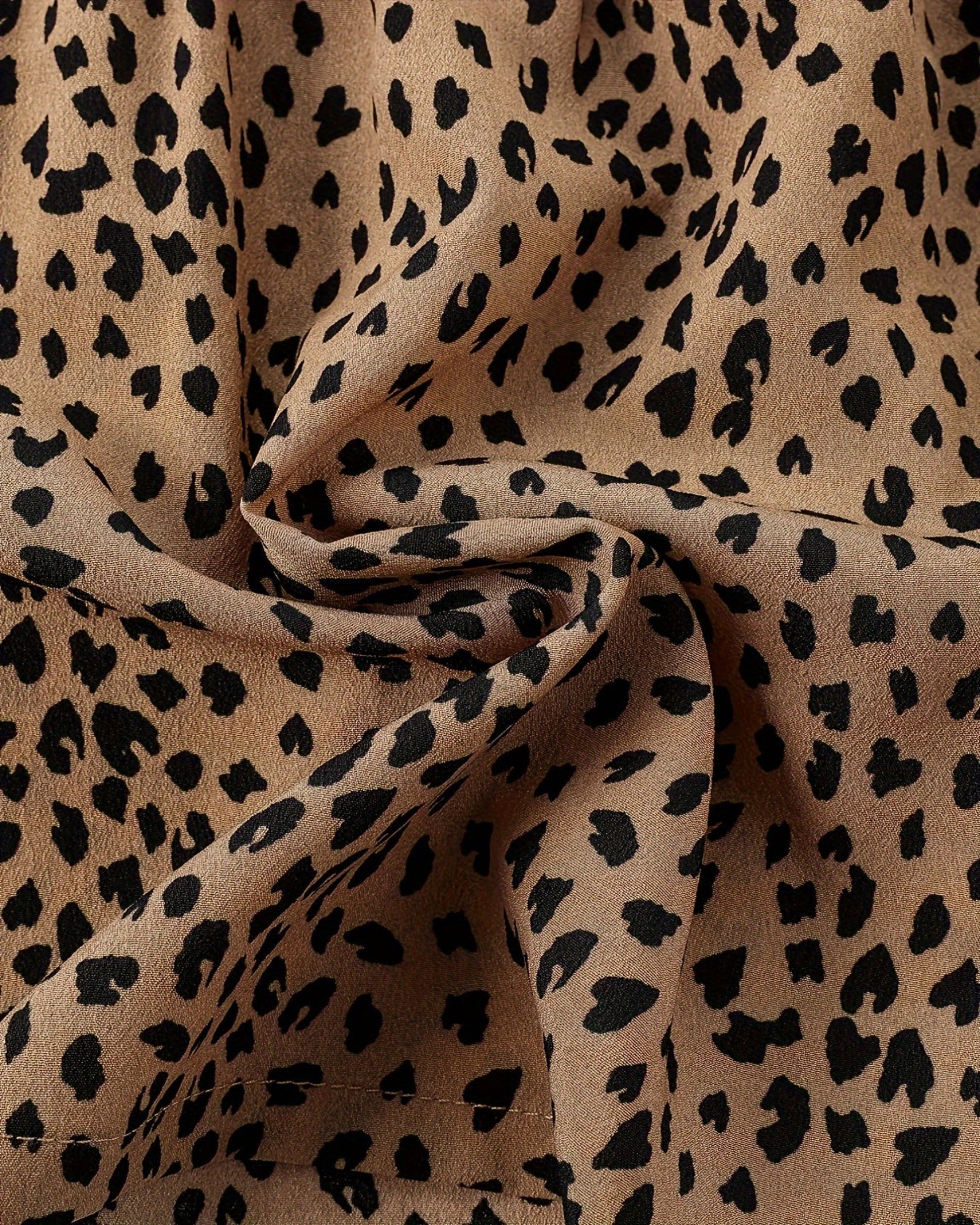 Zara – Boho High - Waisted Leopard Print Wide - Leg Shorts - Short - Boho Style
