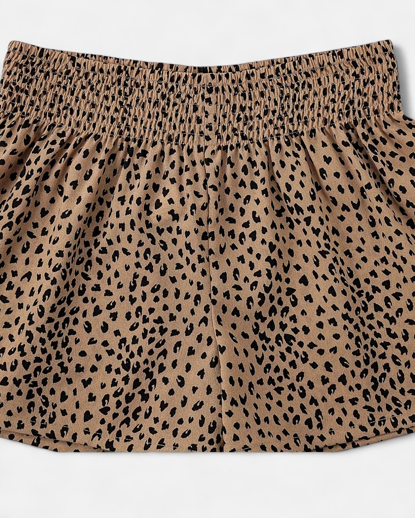Zara – Boho High - Waisted Leopard Print Wide - Leg Shorts - Short - Boho Style