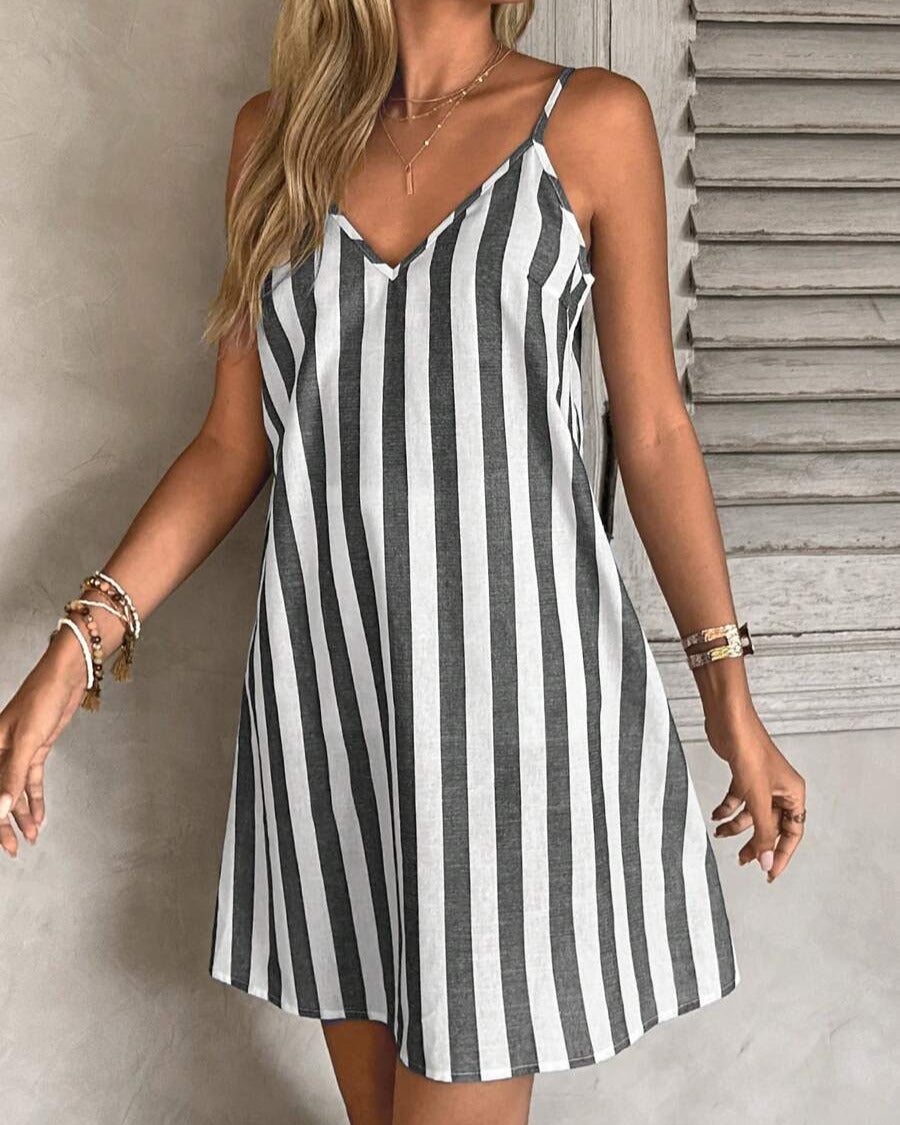 Ruby – Bohemian V-Neck Wrap Dress with Tassel Hem