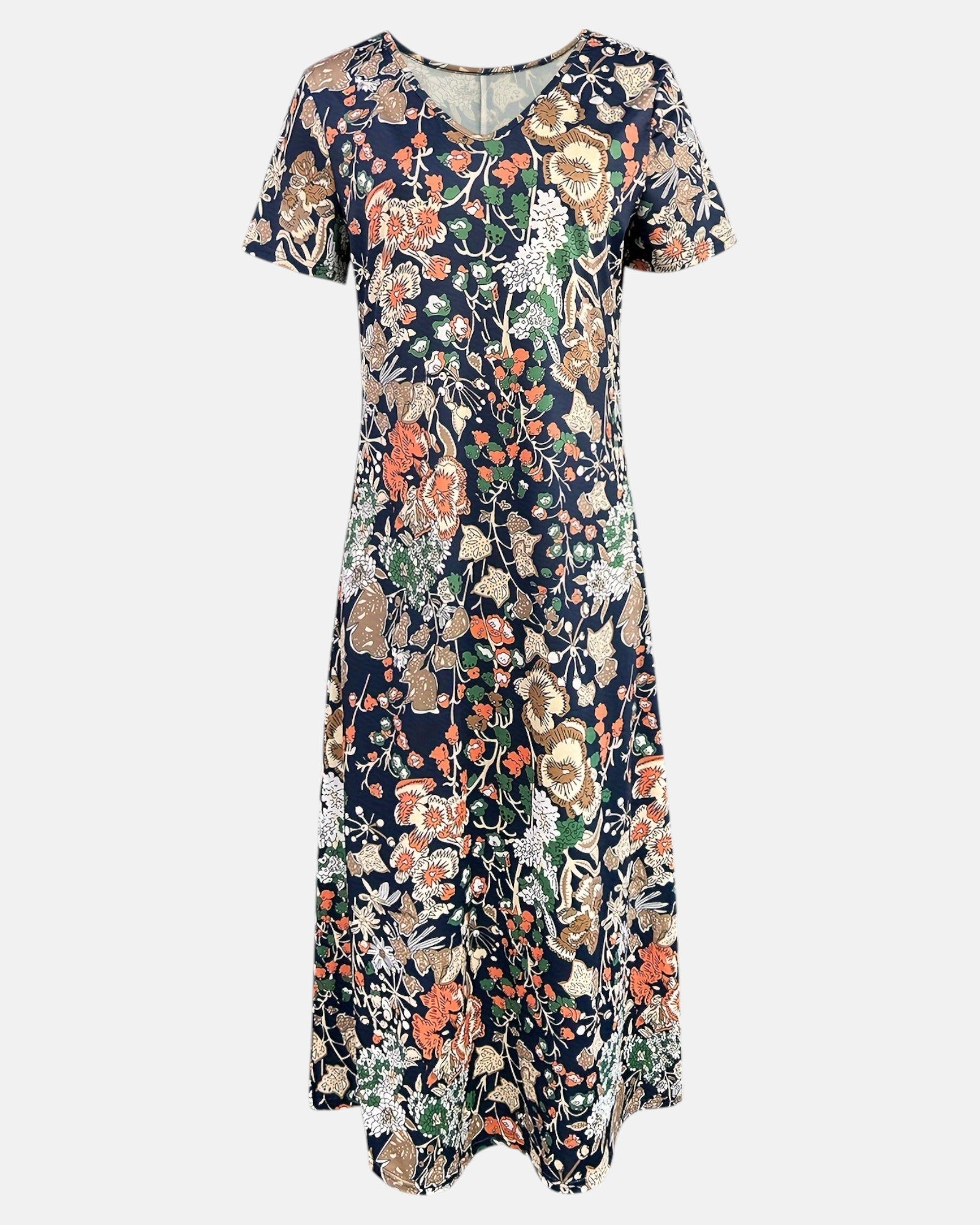 Mabel – Bohemian Floral Maxi Dress