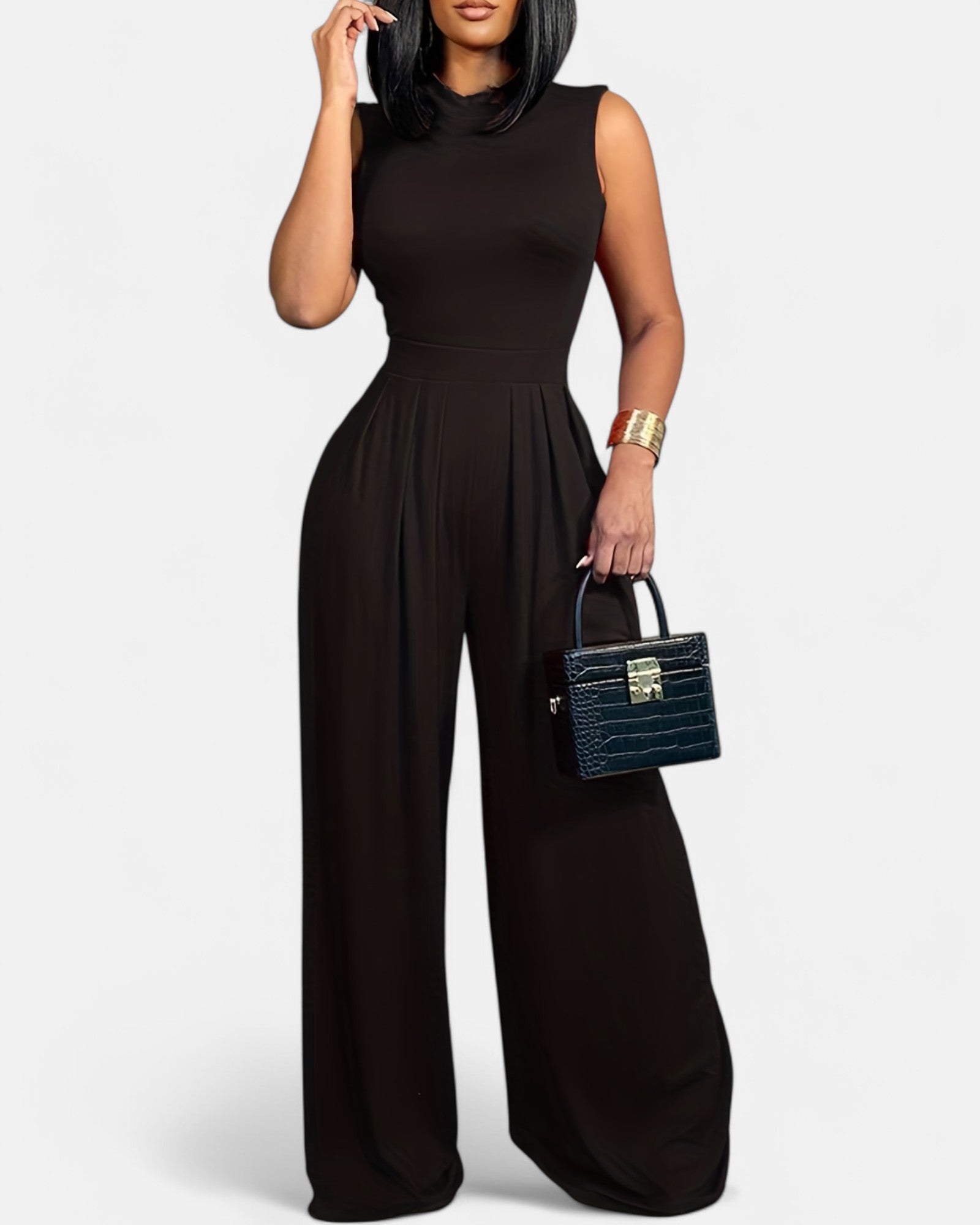 Amelia – Effortless Floral Wide - Leg Jumpsuit - Jumpsuit - Boho Style