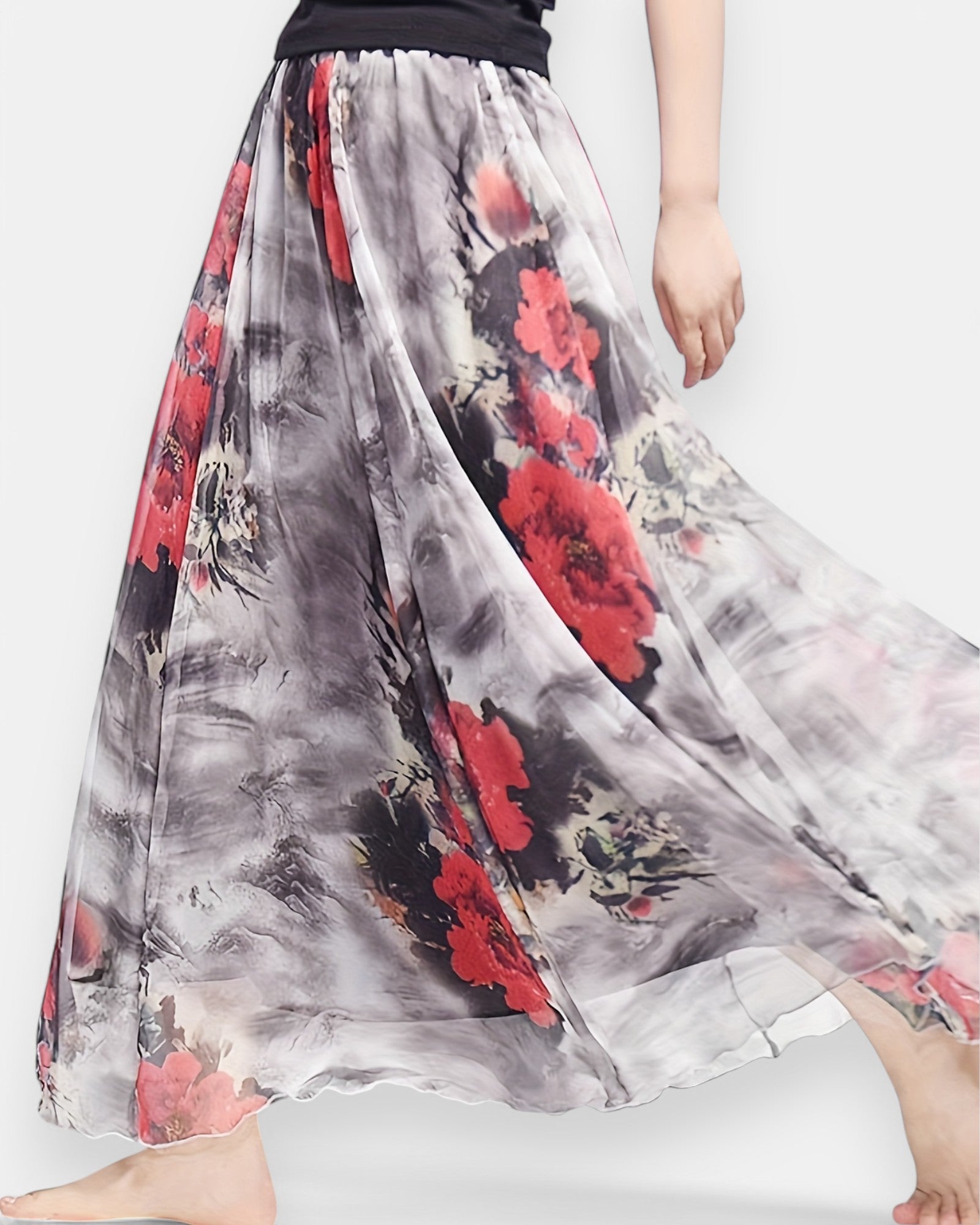 Amelia – Print Boho High - Waist Maxi Skirt - Skirt - Boho Style