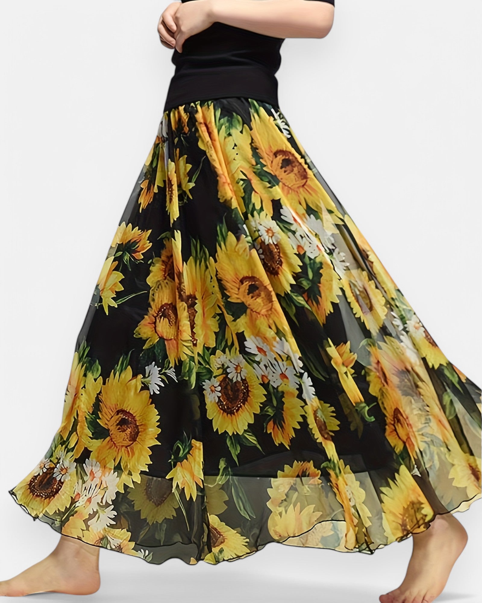 Amelia – Print Boho High - Waist Maxi Skirt - Skirt - Boho Style