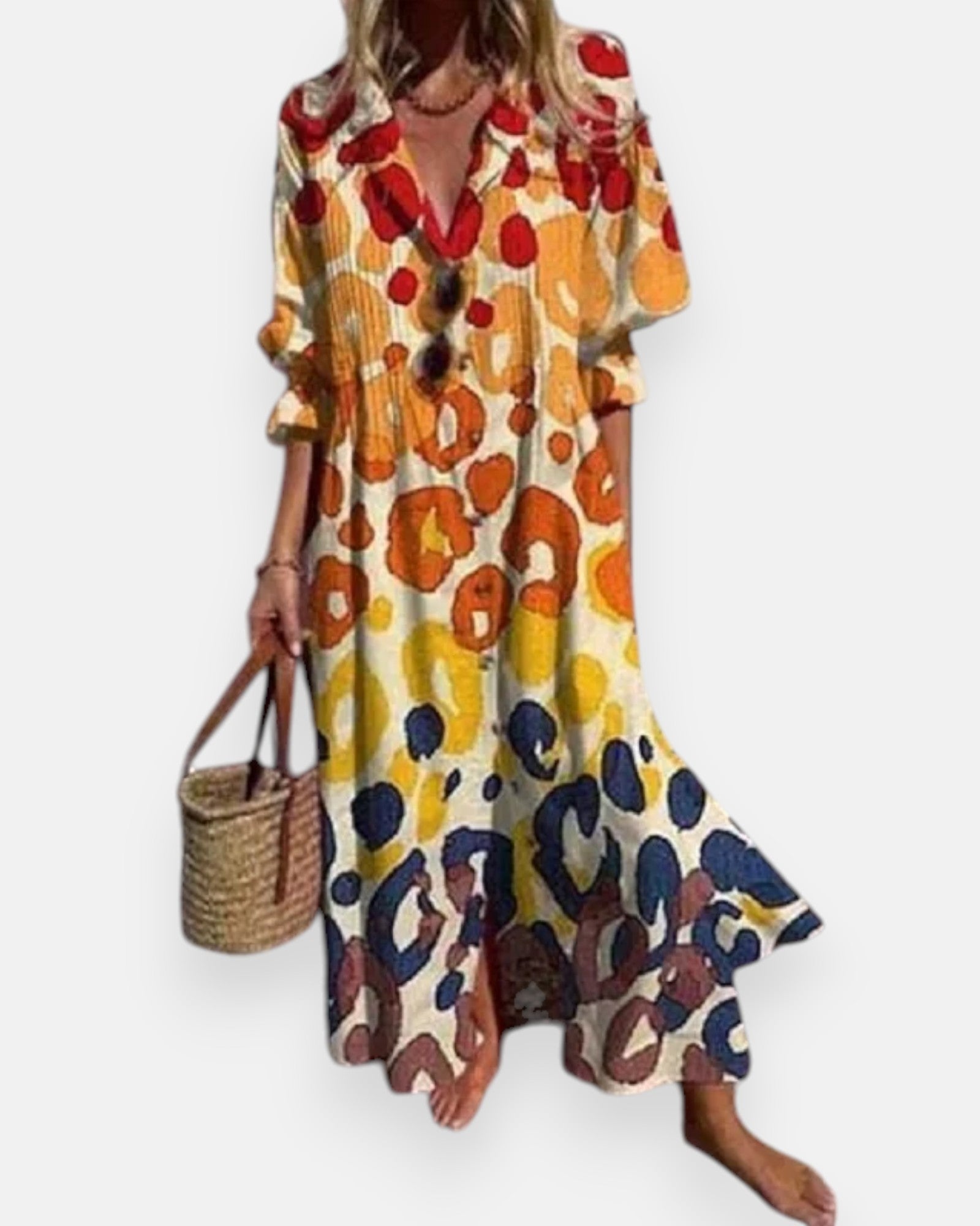 Charlotte – Flowing Bohemian Maxi Dress - Dress - Boho Style