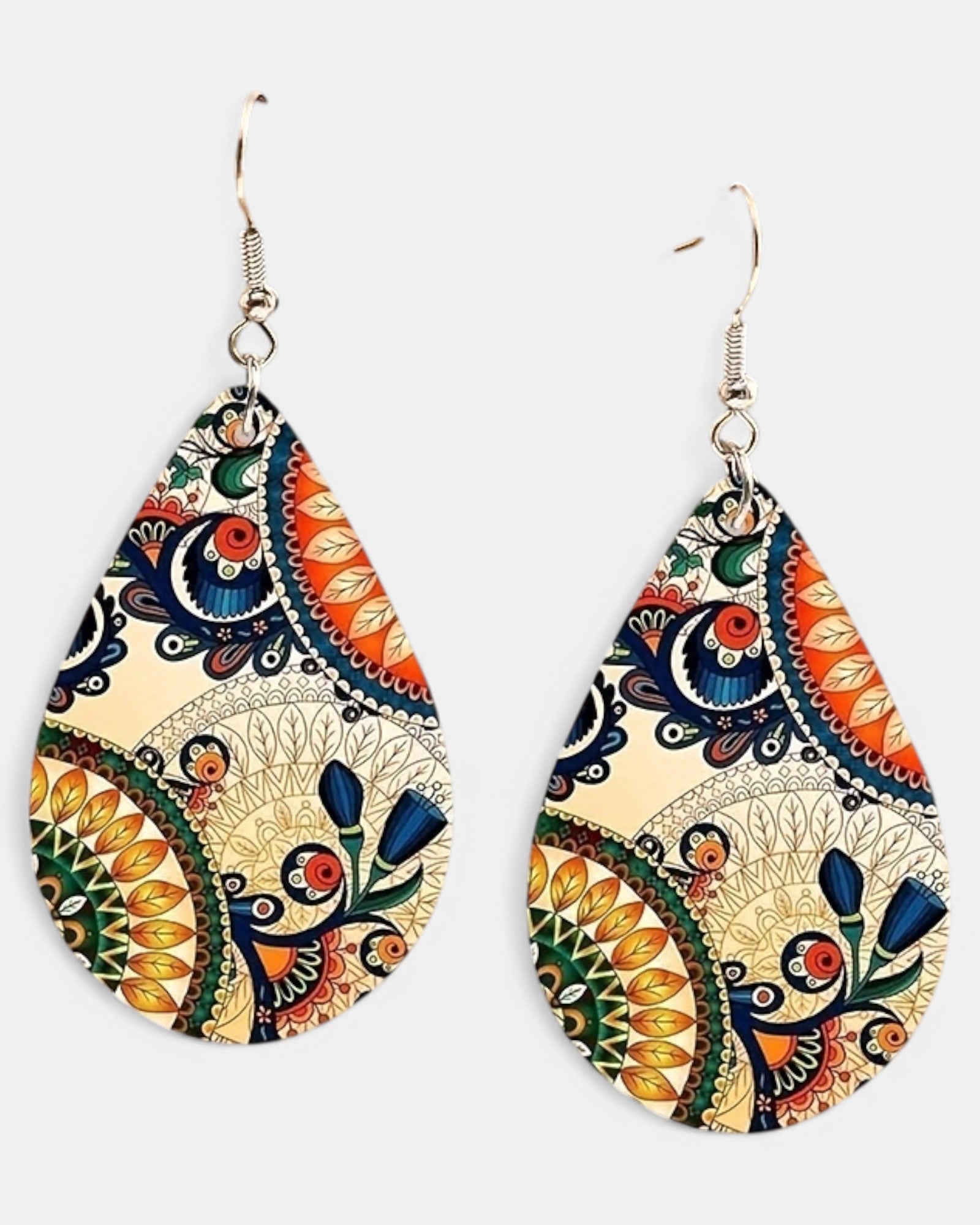 Chloe – Bohemian Ethnic Style Wooden Earrings - Earrings - Boho Style