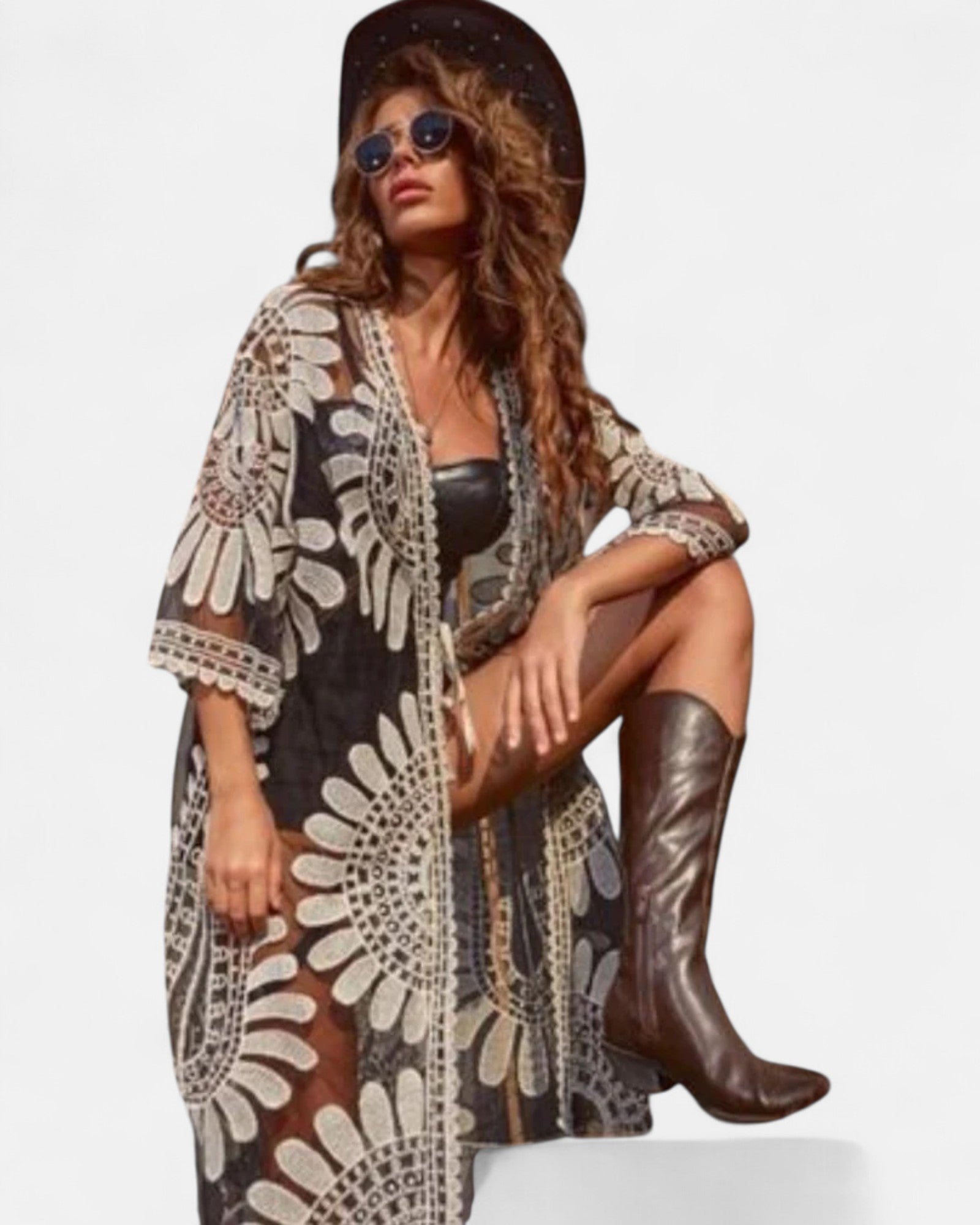 Chloe – Ethereal Boho Lace Cardigan - Cardigan - Boho Style