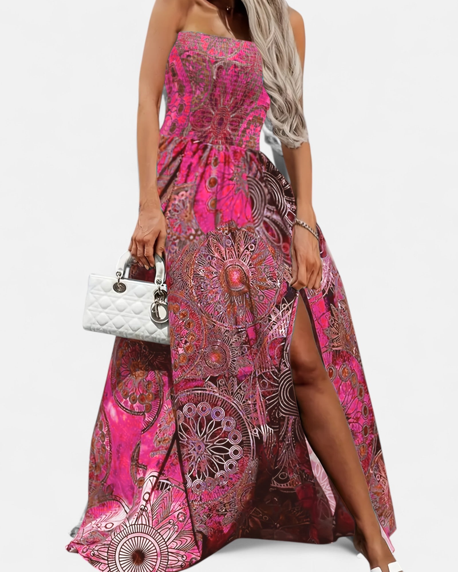 Ciela – Bohemian Sleeveless Maxi Dress - Dress - Boho Style