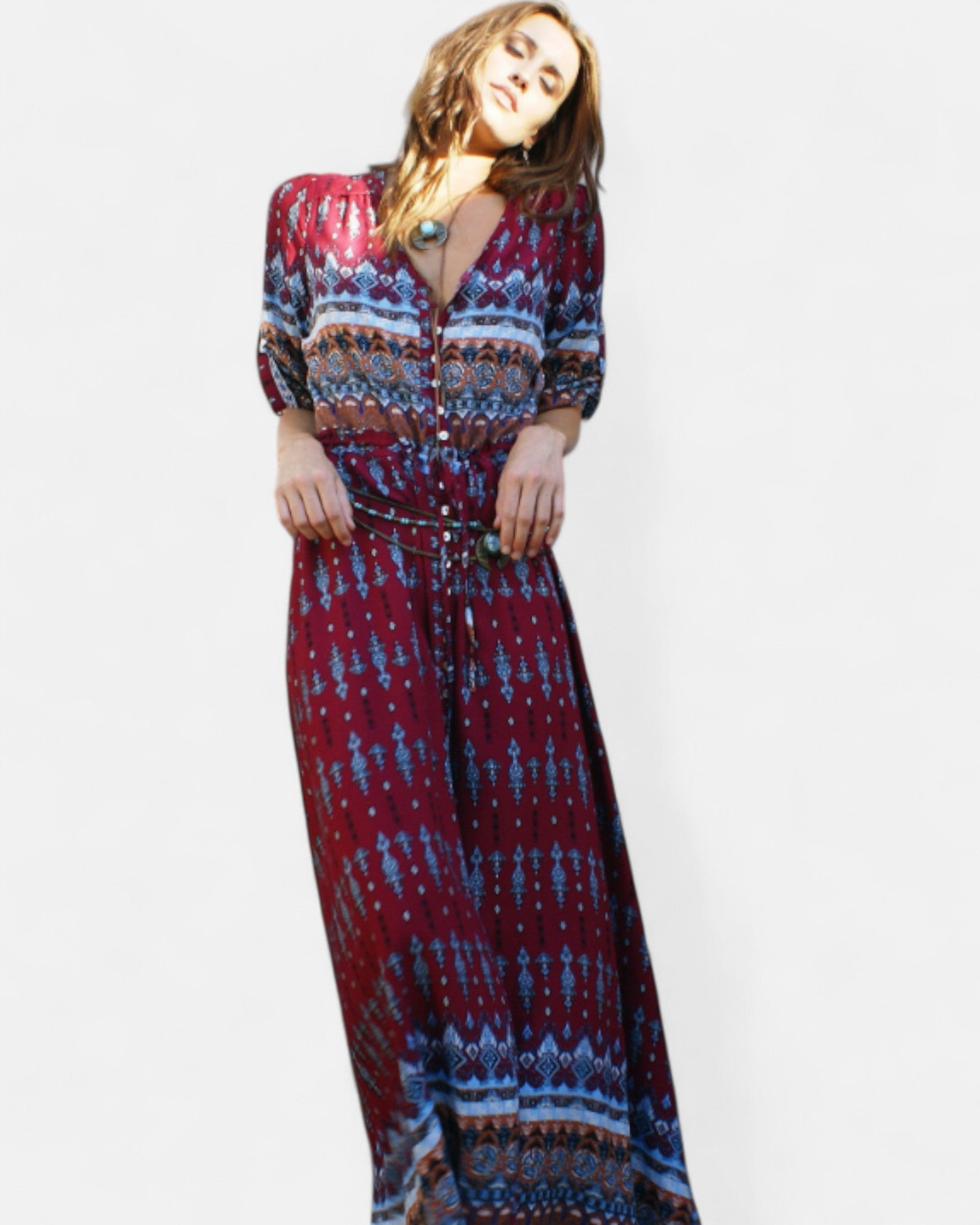 Ciela – Effortless Boho Maxi Dress - Dress - Boho Style