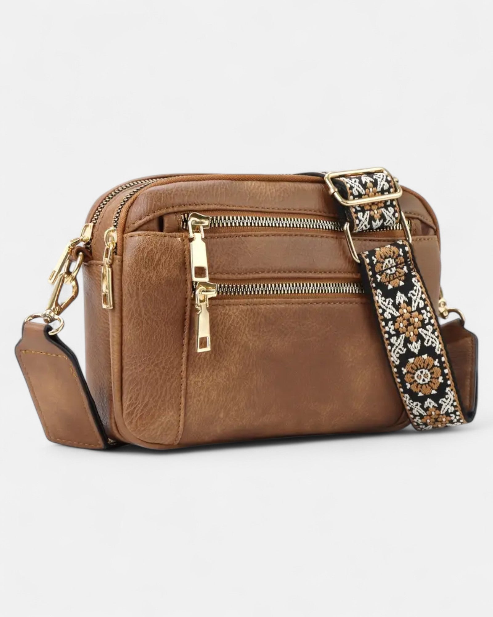 Elizabeth – Boho Floral Crossbody Bag with Adjustable Strap - Shoulder Bag - Boho Style