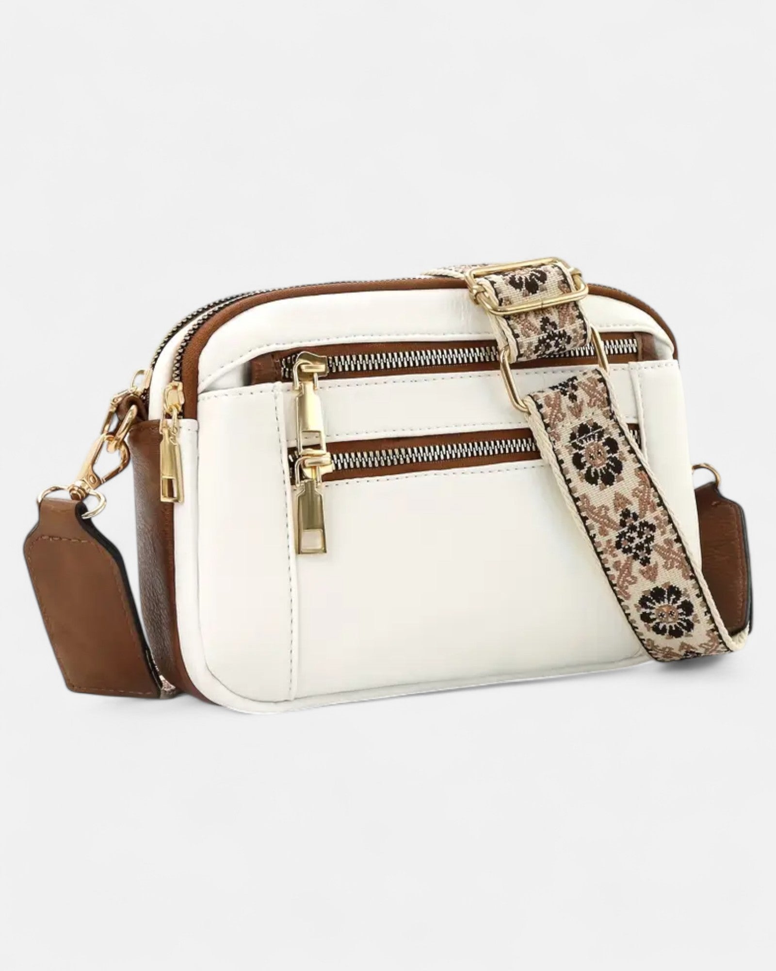 Elizabeth – Boho Floral Crossbody Bag with Adjustable Strap - Shoulder Bag - Boho Style