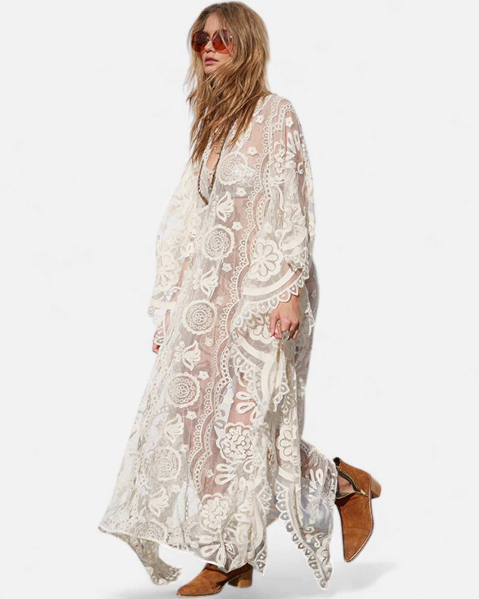 Emily – Bohemian Lace Beach Dress - Dress - Boho Style