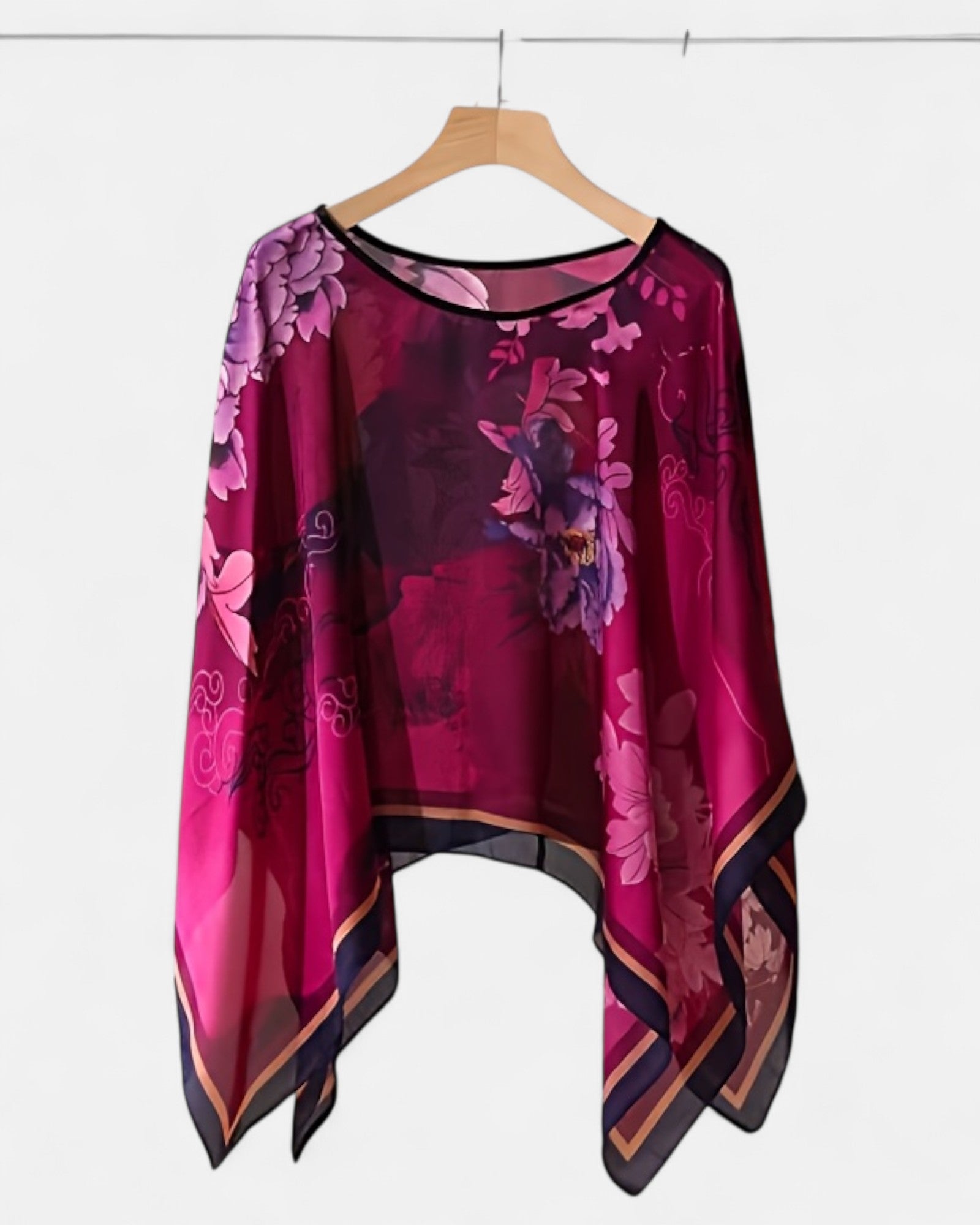 Freya – Soft Boho - Style Lightweight Square Scarf Blouse - Blouse - Boho Style