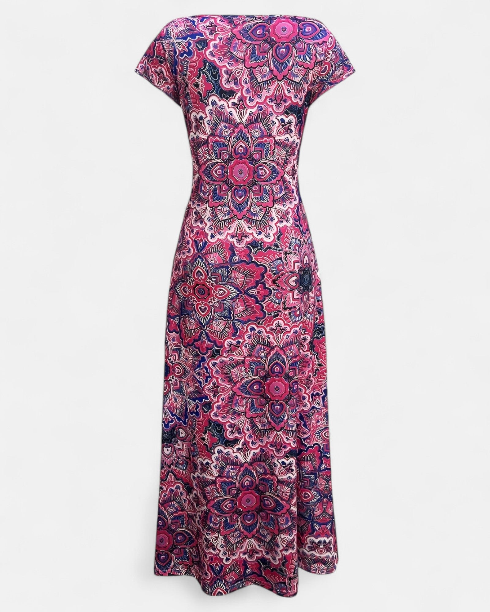 Isabella – Boho Chic V - Neck A - Line Maxi Dress - Dress - Boho Style