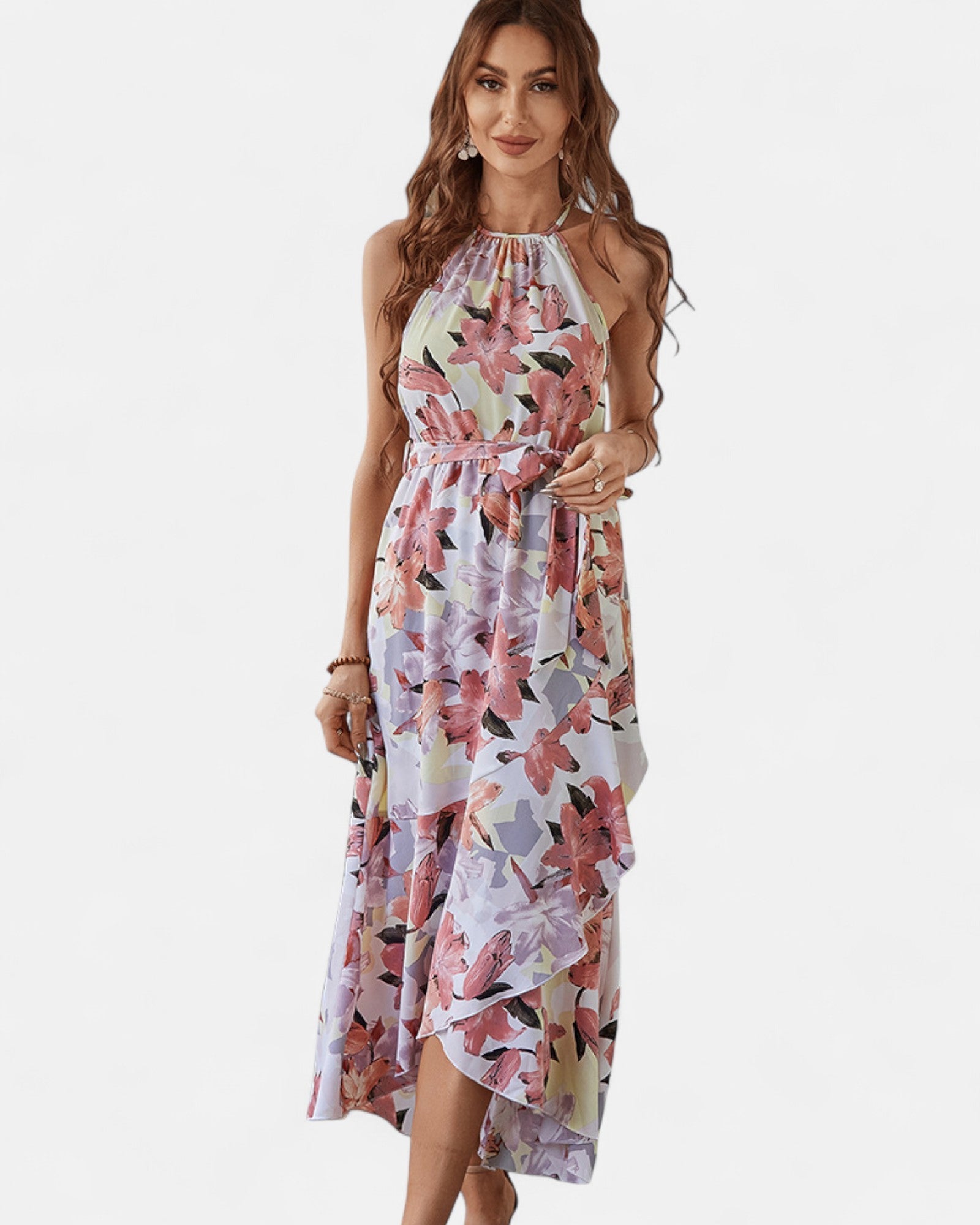 Kiara – Boho Halterneck Midi Dress - Dress - Boho Style