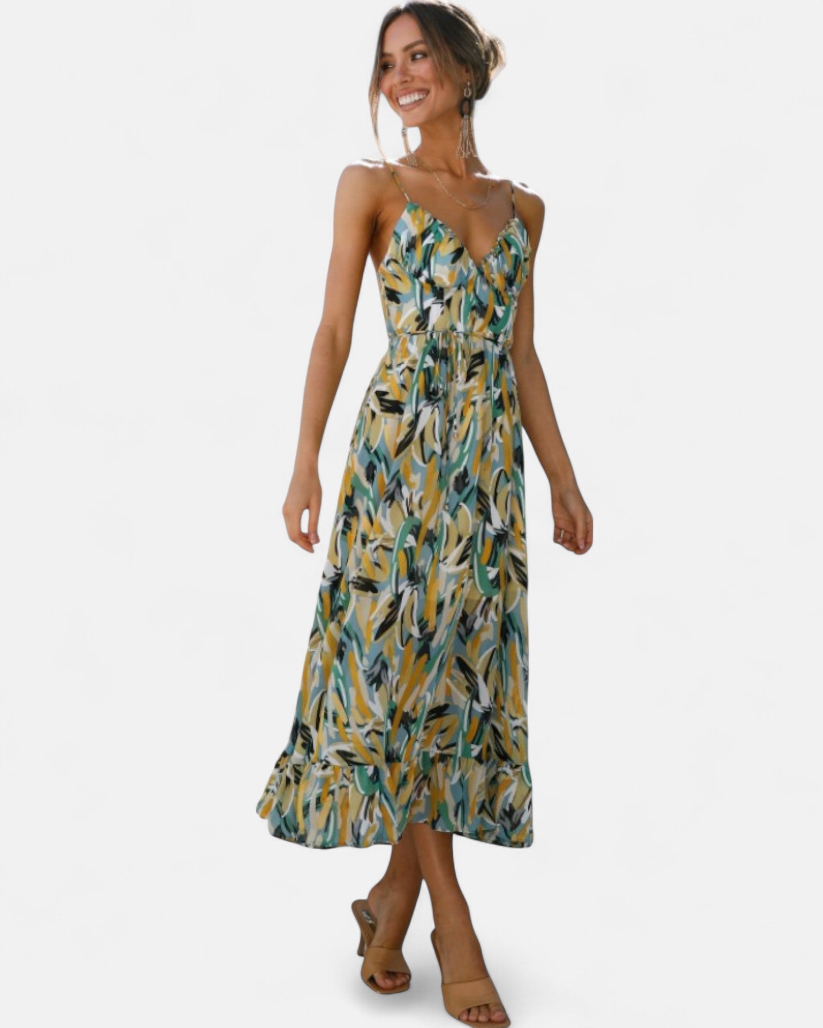 Lavinia – Bohemian Off - Shoulder Sling Dress - Dresses - Boho Style