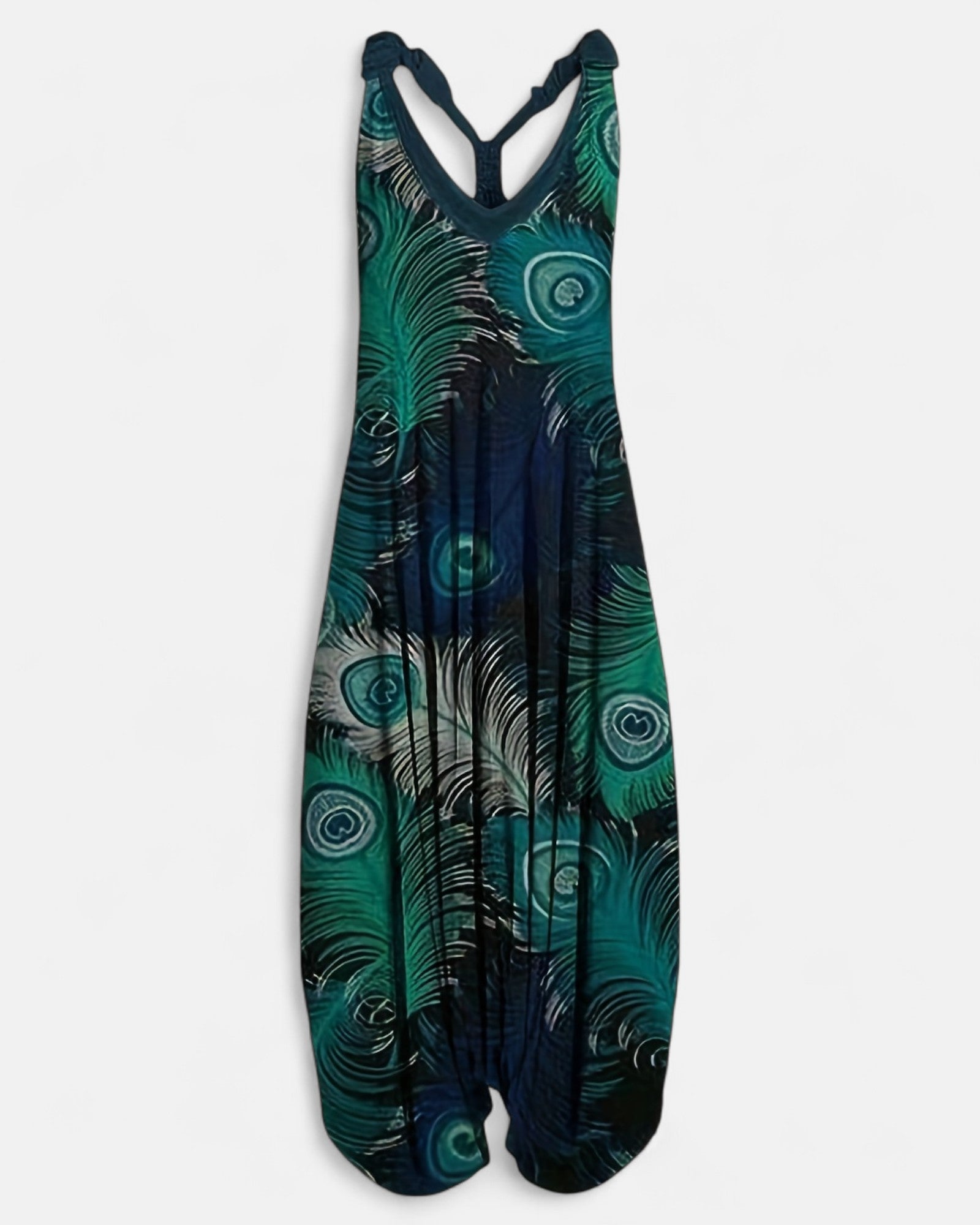 Lumiya – Chic Cotton Boho Floral Wide - Leg Jumpsuit - Jumpsuit - Boho Style