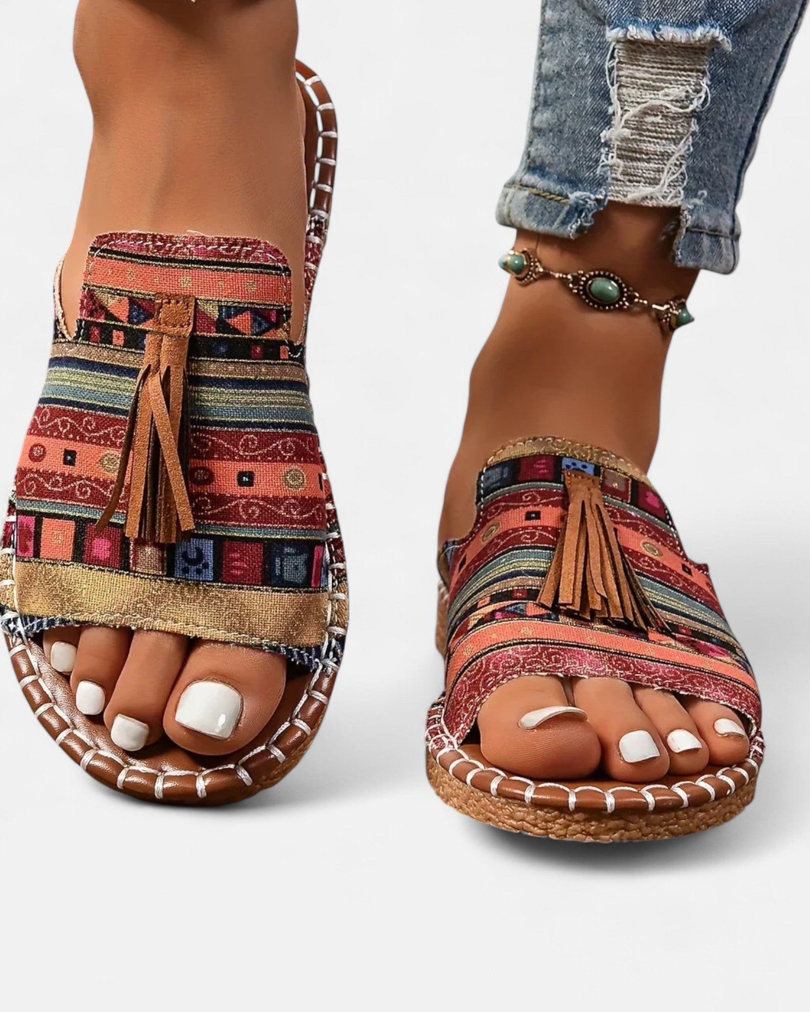 Lydia – Chic Boho Orthopedic Sandals - Sandals - Boho Style