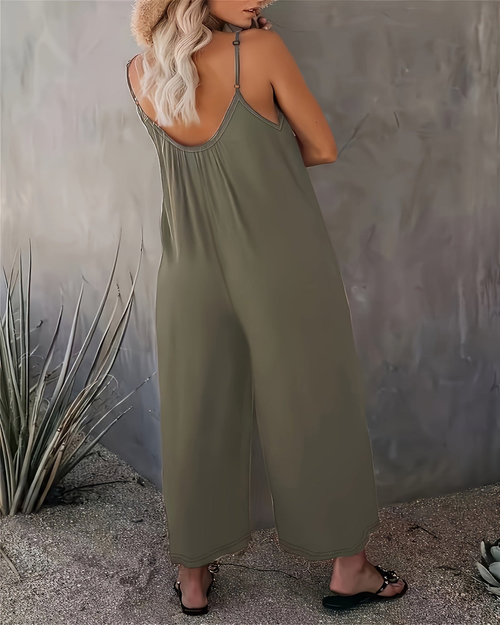 Maelis – Boho Sleeveless Jumpsuit with Pockets - Jumpsuit - Boho Style