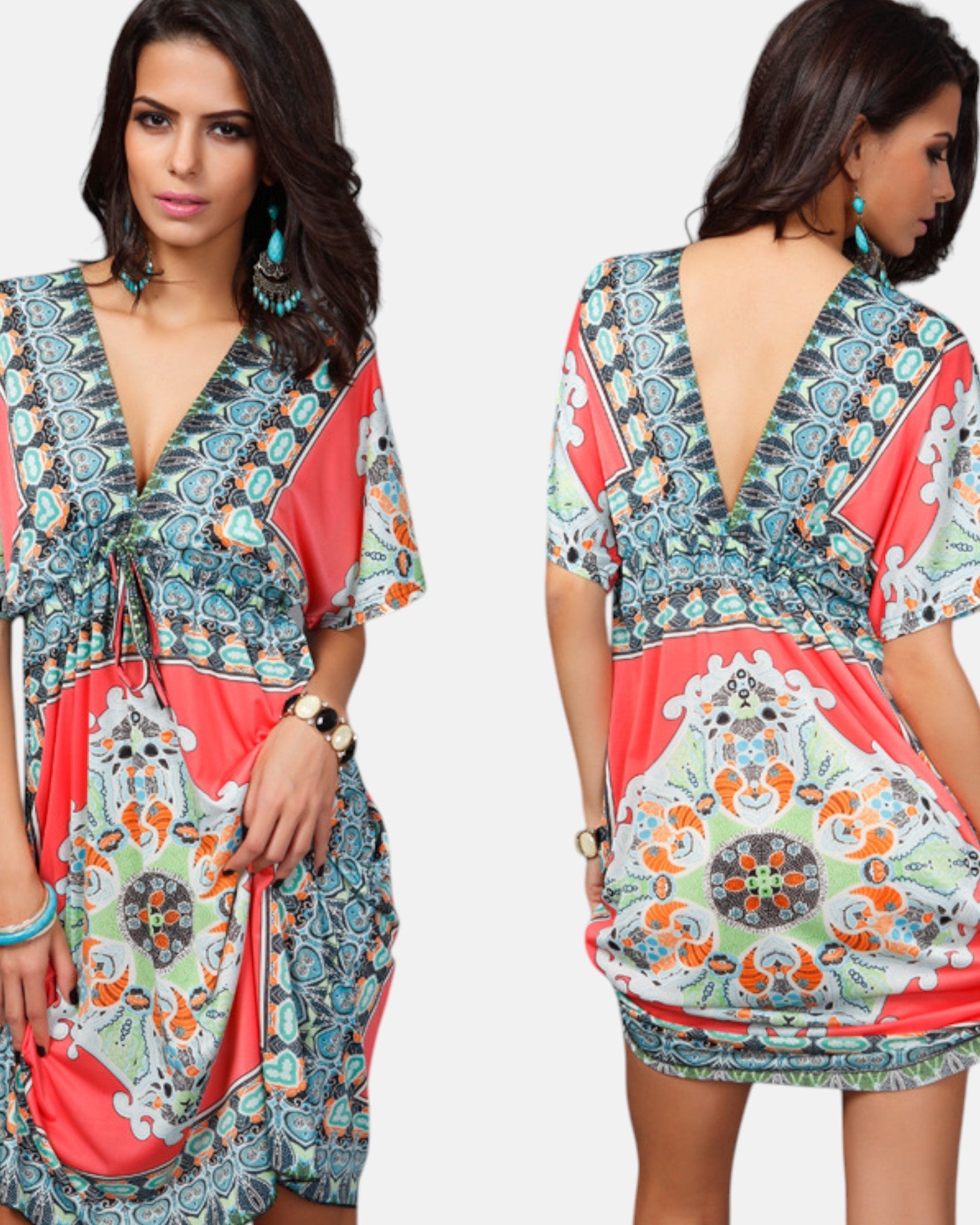 Monroe – Effortless Boho Midi Dress - Dresses - Boho Style