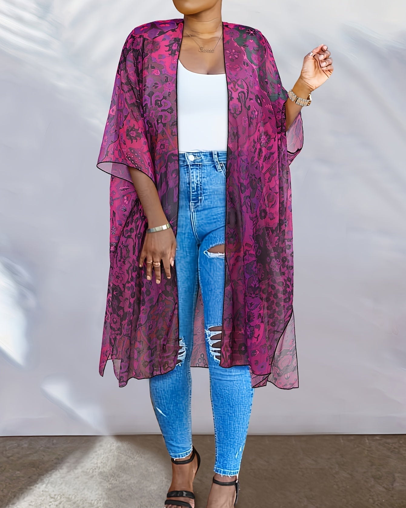 Poppy – Effortless Floral Boho Cardigan - Cardigan - Boho Style