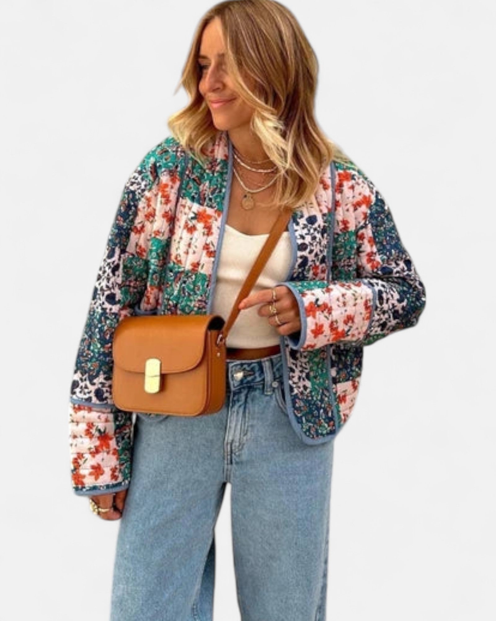 Solara – Luxurious Oversized Boho Quilted Jacket - Jacket - Boho Style