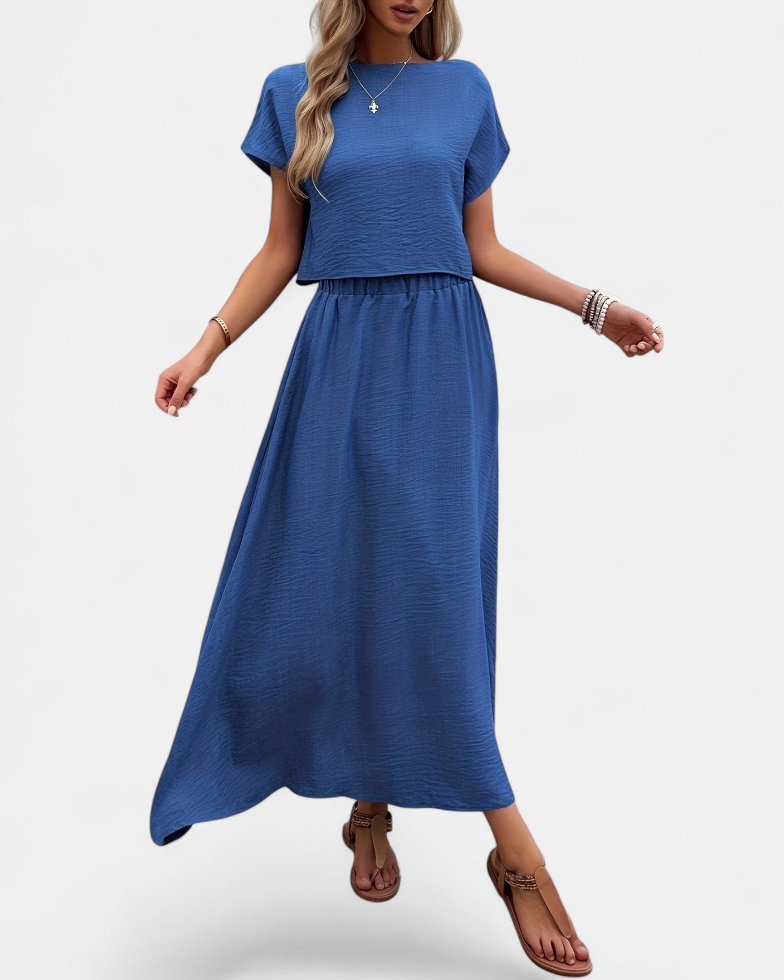 Sorrell – Boho A - Line Skirt & Relaxed Top Set - Outfit Sets - Boho Style