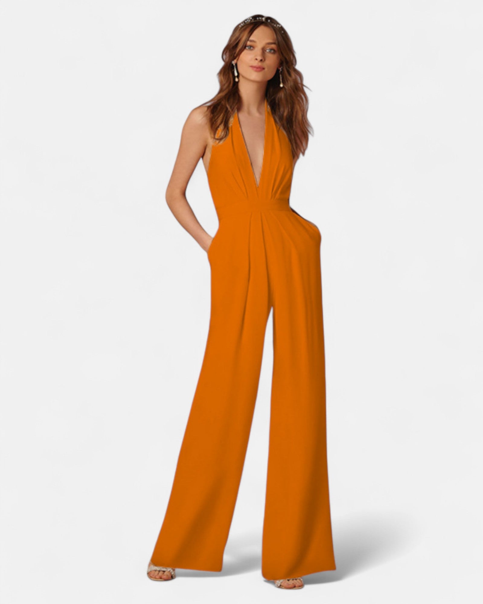 Yvette – Boho Wide Leg Cotton Jumpsuit - Jumpsuit - Boho Style